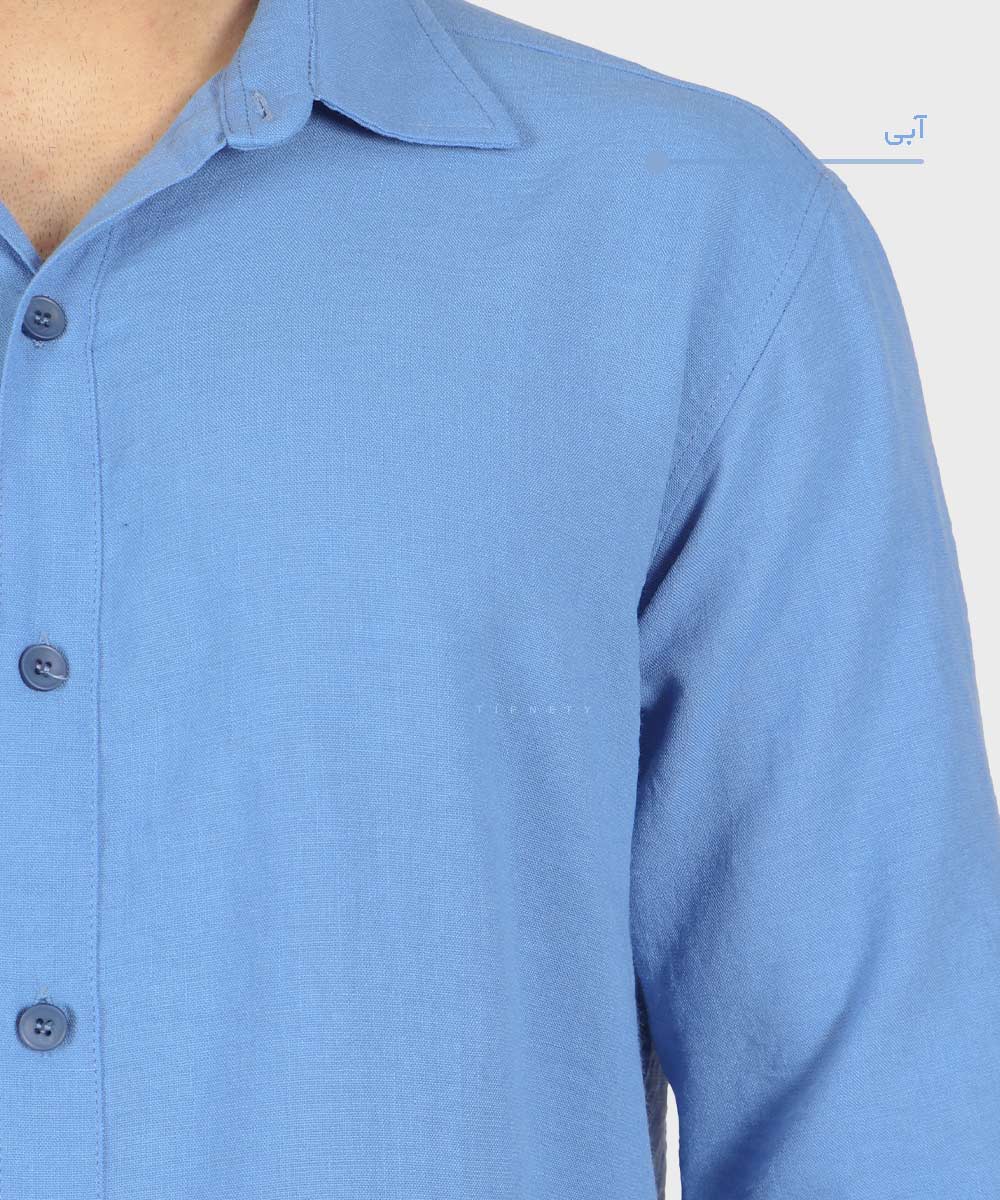                                           آبی خاکی قهوه ای شیری سبز مشکی پیراهن لش 4409  - تصویر 7