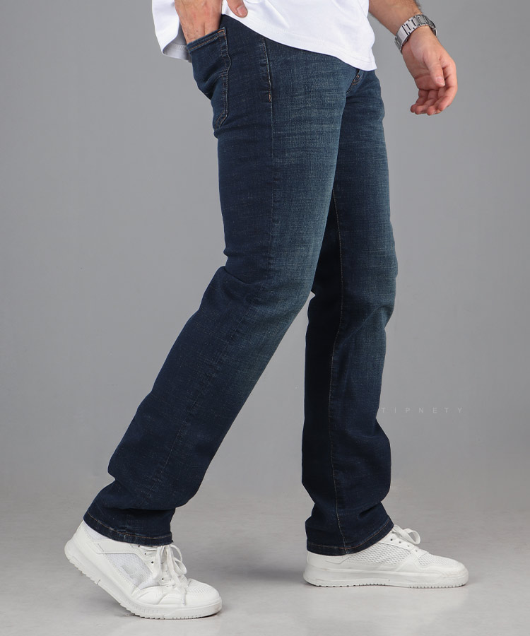                                                 تینت سورمه ای شلوار جین اسلیم 6047  - تصویر 3