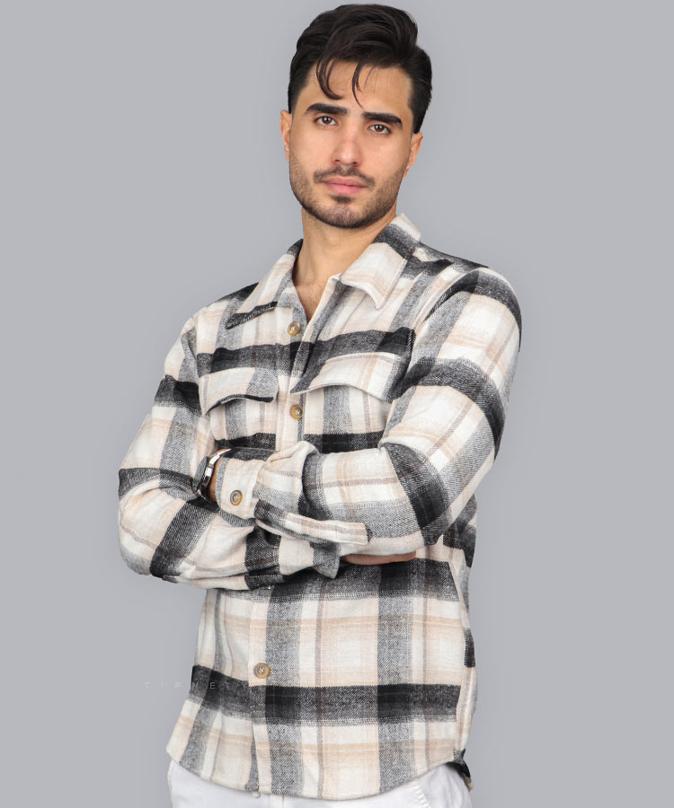                                                                                                             زرشکی سبز مشکی کاربنی پاییزه پیراهن 4023  - تصویر 4