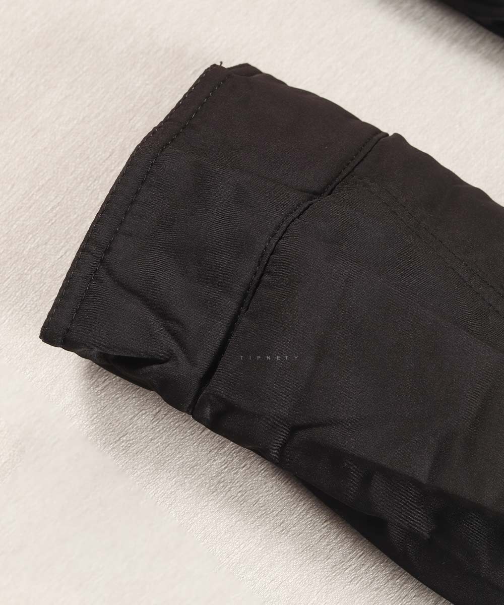                 لجنی شتری مشکی زمستانه کاپشن 1922  - تصویر 18