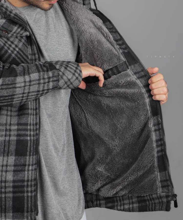                                                 مشکی زمستانه کاپشن 7001  - تصویر 5