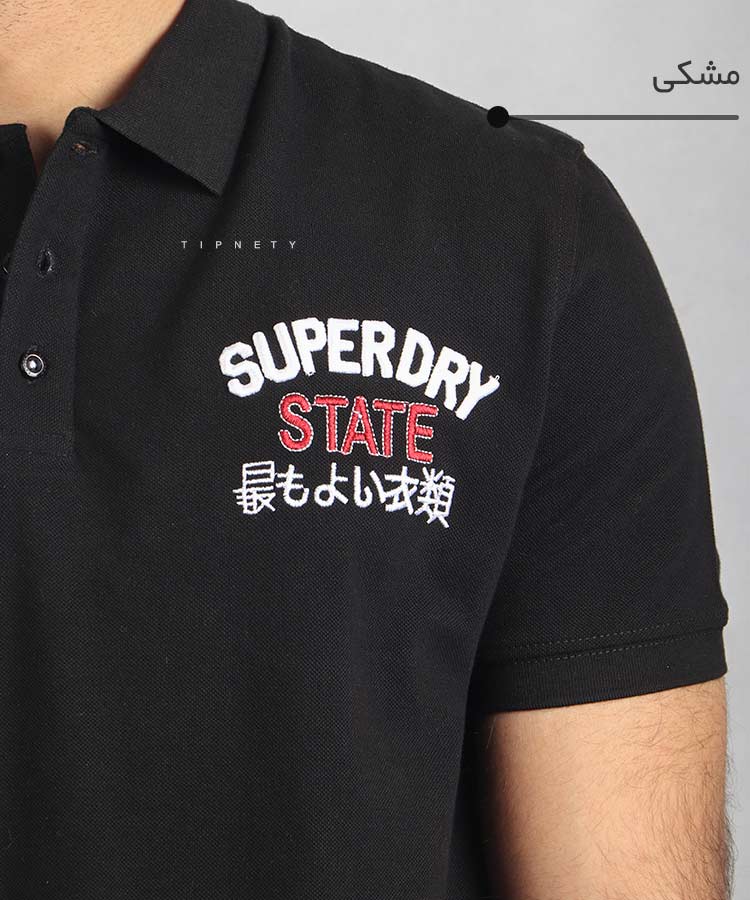                                                                                                                               طوسی تیره دودی سورمه ای مشکی سفید تیشرت یقه دار 1481  - تصویر 3