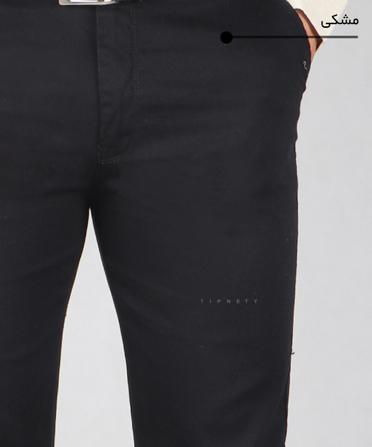                                                                                                                         مشکی سورمه ای نوک مدادی کرم طوسی شلوار کتان راسته 0244  - تصویر 3