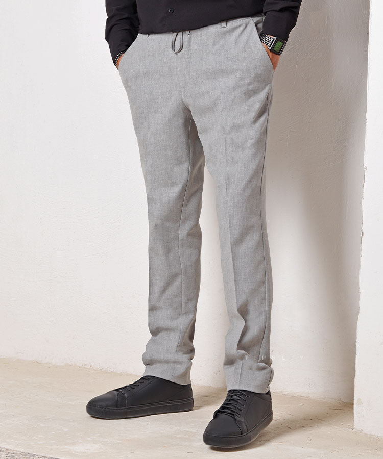 شلوار پارچه ای اسپرت و کمر کش 3611