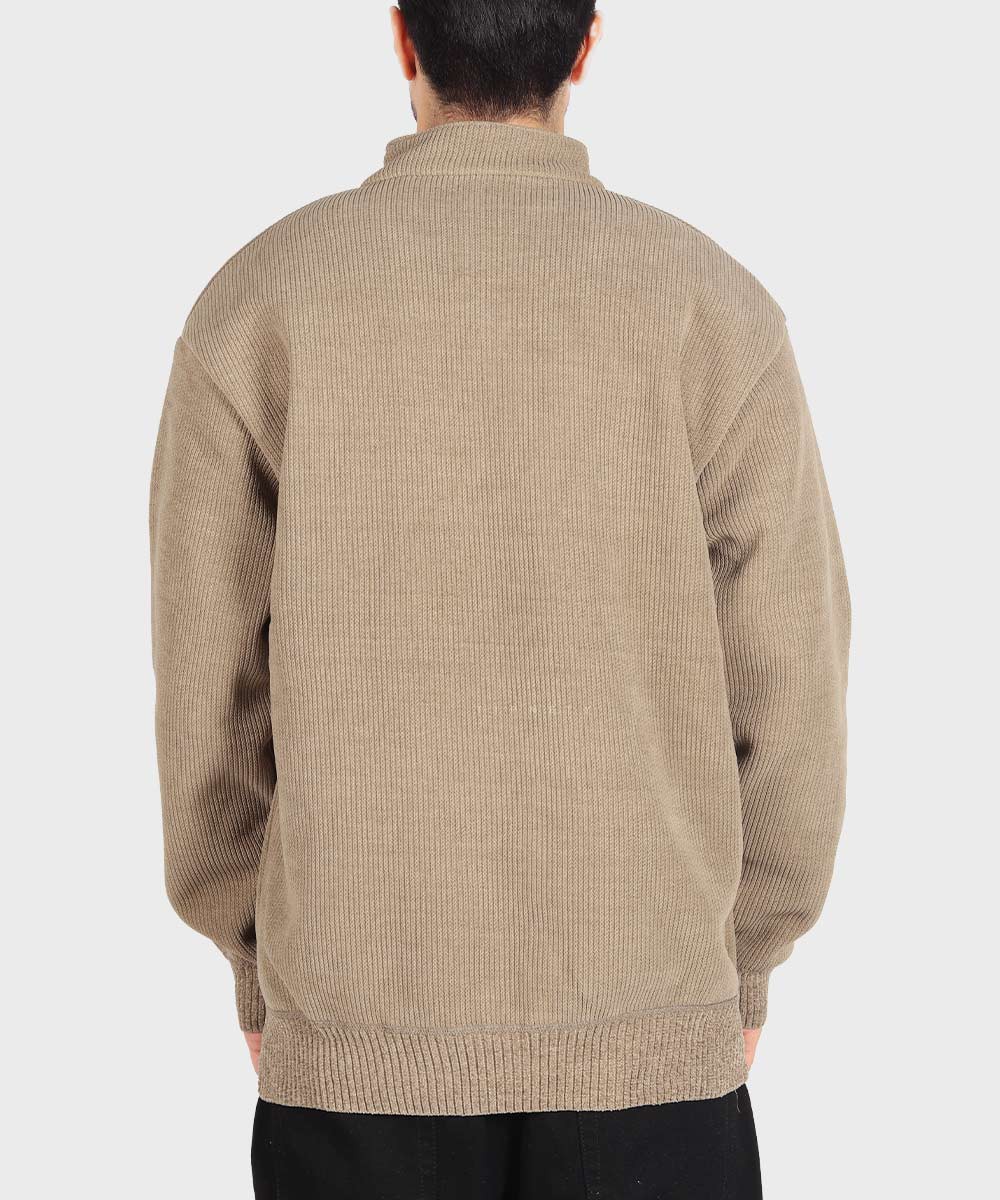 مشکی عسلی خاکی پاییزه پلیور 6095  - تصویر 15