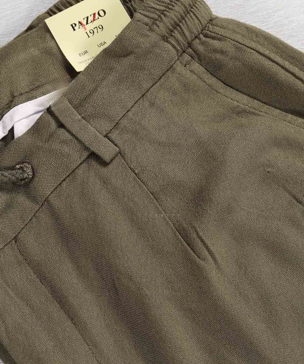             لجنی شلوار پارچه ای لینن 0350  - تصویر 5