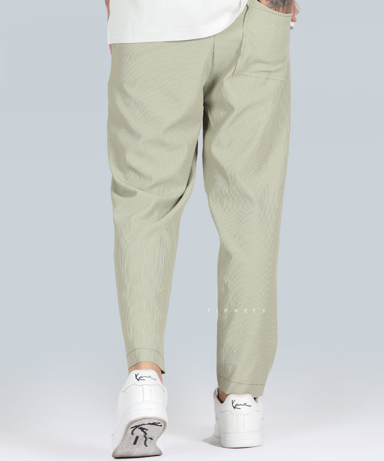                                                                                                                                                                                                                 کرم سفید کله غازی مشکی قهوه ای طوسی صدری شلوار پارچه ای لینن 1368  - تصویر 17