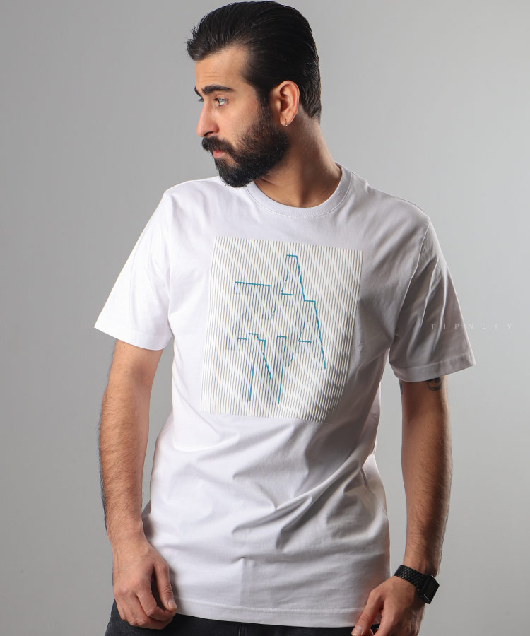 تیشرت طرح دار مردانه 1909