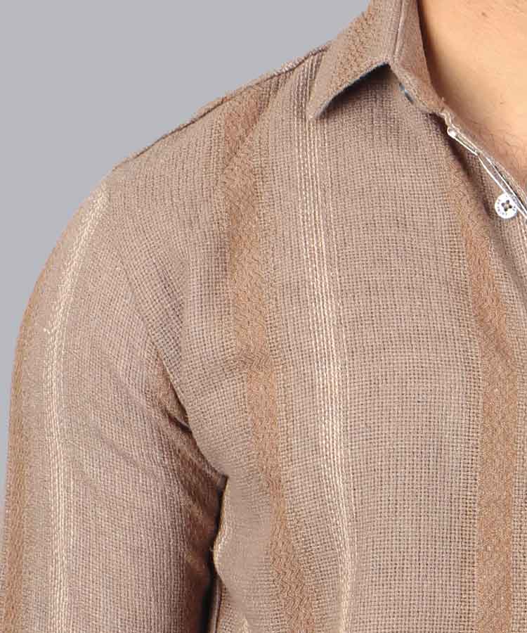                                                                                                       خاکی شکلاتی طوسی نسکافه ای سورمه ای پیراهن آستین بلند فیت 0126  - تصویر 6