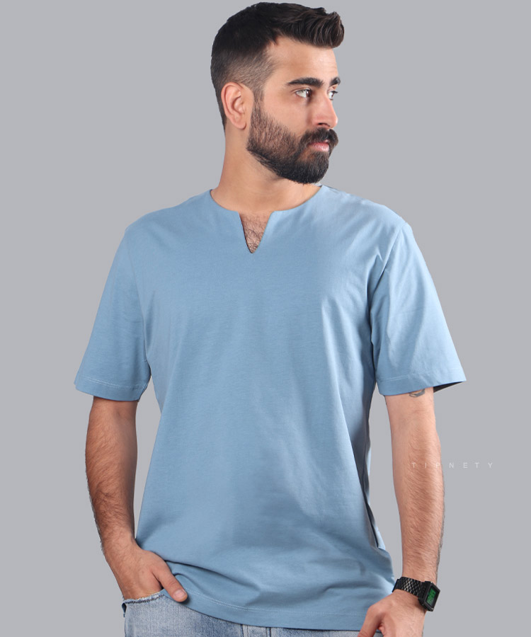                                                                                                                                                                                                                                                                                                                                                                                                                                                           مشکی کاربنی سبز پسته ای سفید سورمه ای طوسی صدری آبی چرک تیشرت کوبایی 1188  - تصویر 4