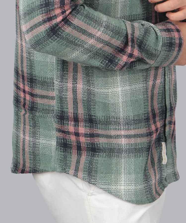                                                                                                                                                                                                                                 پرتقالی خردلی یشمی زرشکی صدری پسته ای پیراهن آستین بلند فیت 0770  - تصویر 11