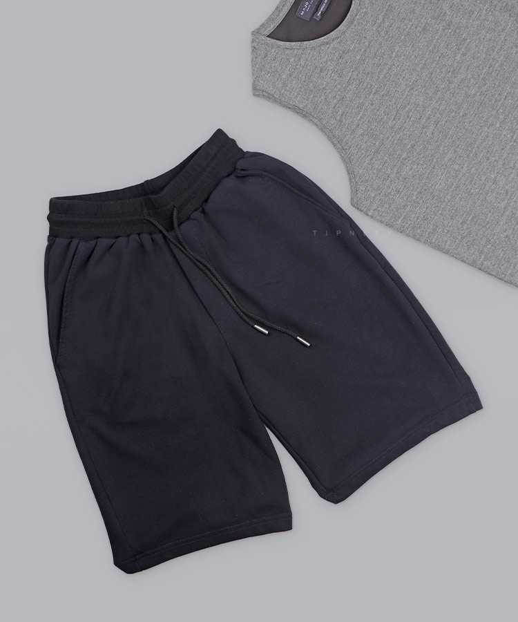 شلوارک مردانه سورمه ای 8821