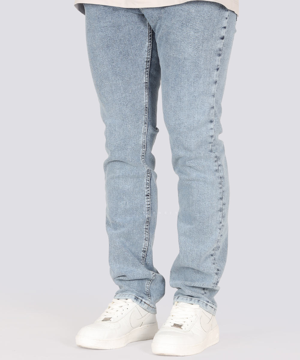   روشن   چرک         روشن   چرک تینت آبی شلوار جین اسلیم 3686  - تصویر 10