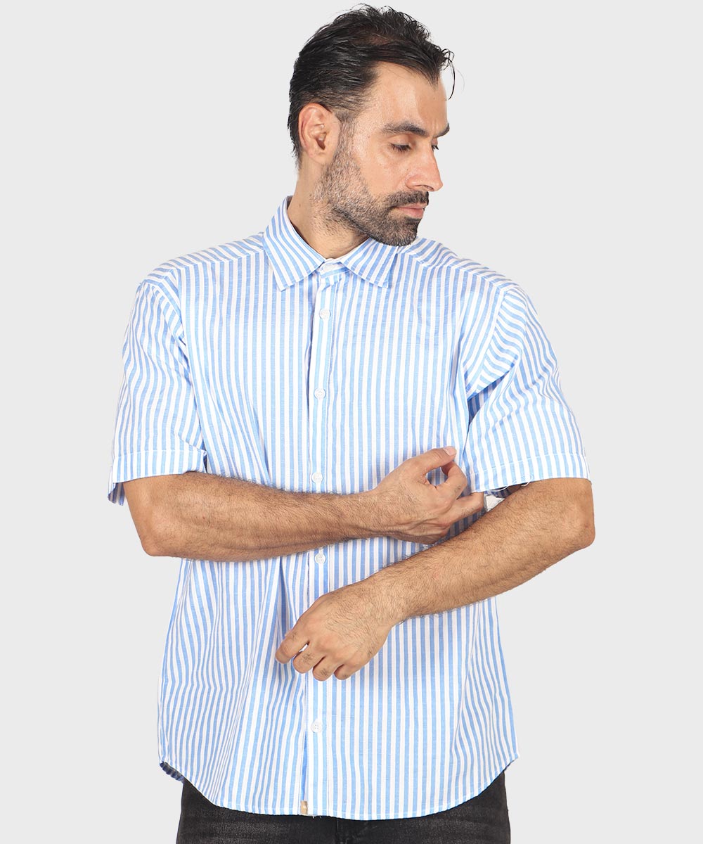         زیتونی پیراهن آستین کوتاه فیت 4040  - تصویر 11