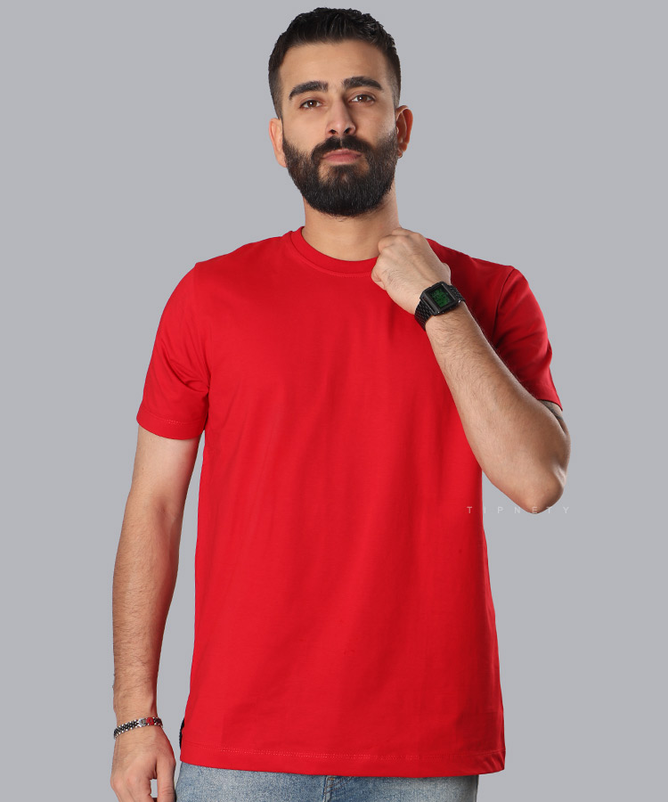 تیشرت لانگ ساده مردانه 1563