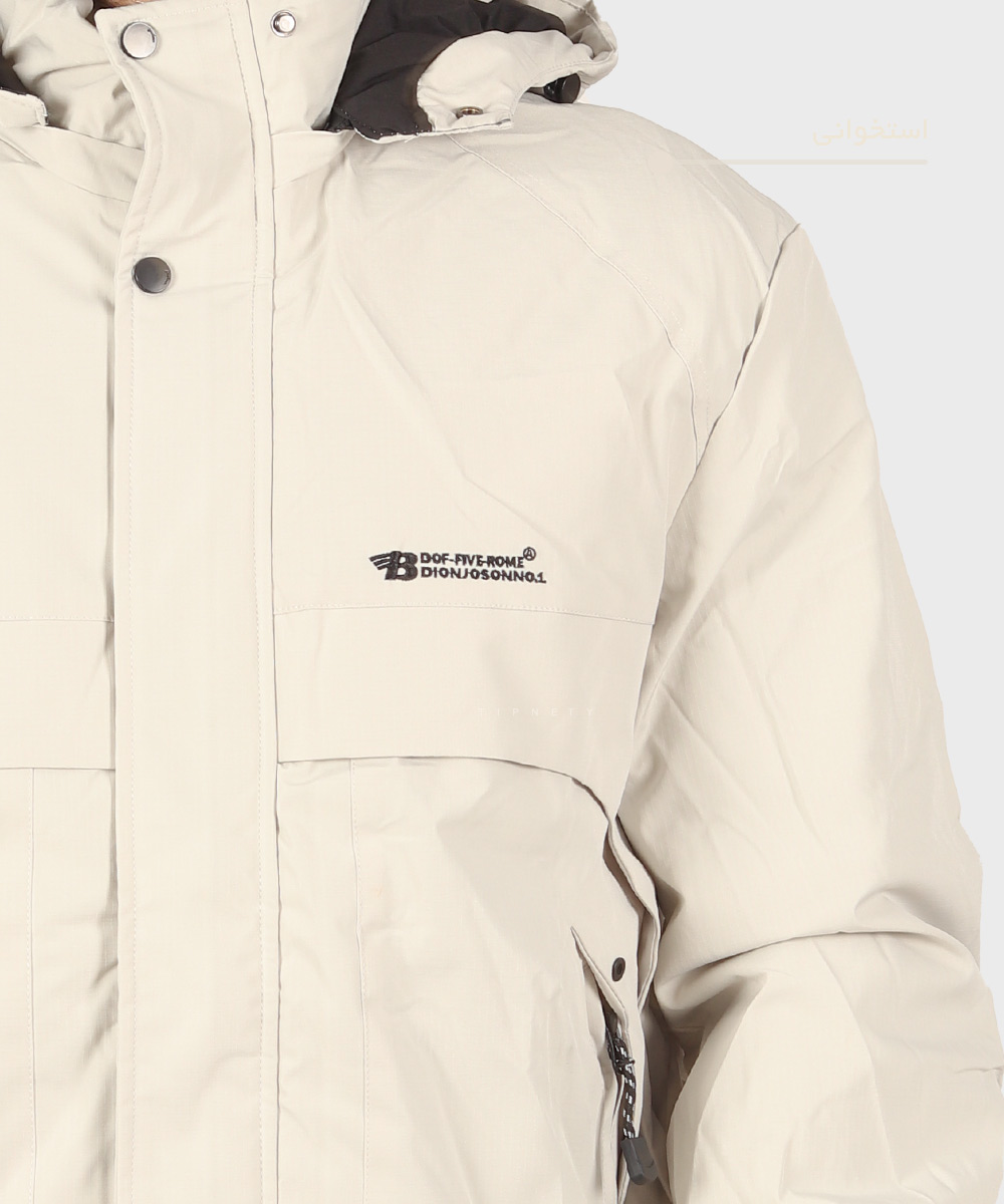           سبز استخوانی مشکی فسفری زمستانه کاپشن 7301  - تصویر 8