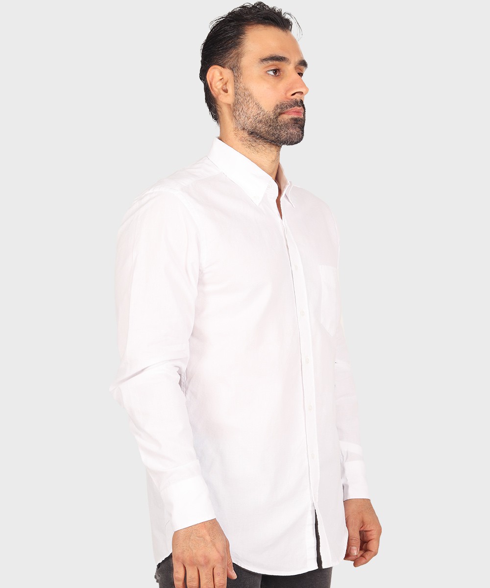 قهوه ای ذغالی سورمه ای لجنی مشکی سبز سفید آبی روشن پیراهن آستین بلند کلاسیک 3990  - تصویر 13