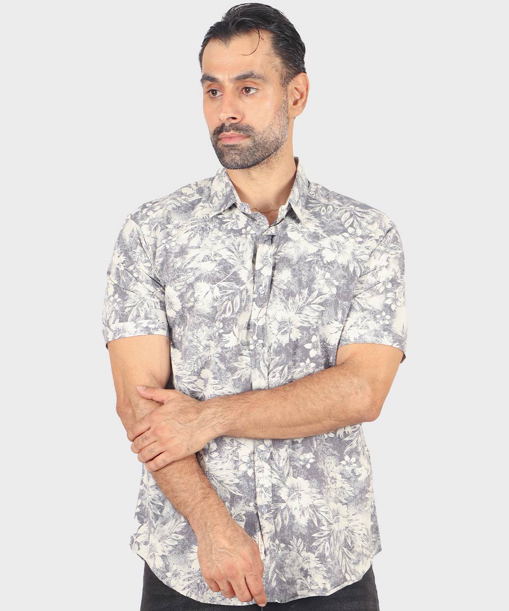             شکلاتی سورمه ای مشکی سبز دودی پیراهن آستین کوتاه فیت 0935  - تصویر 16