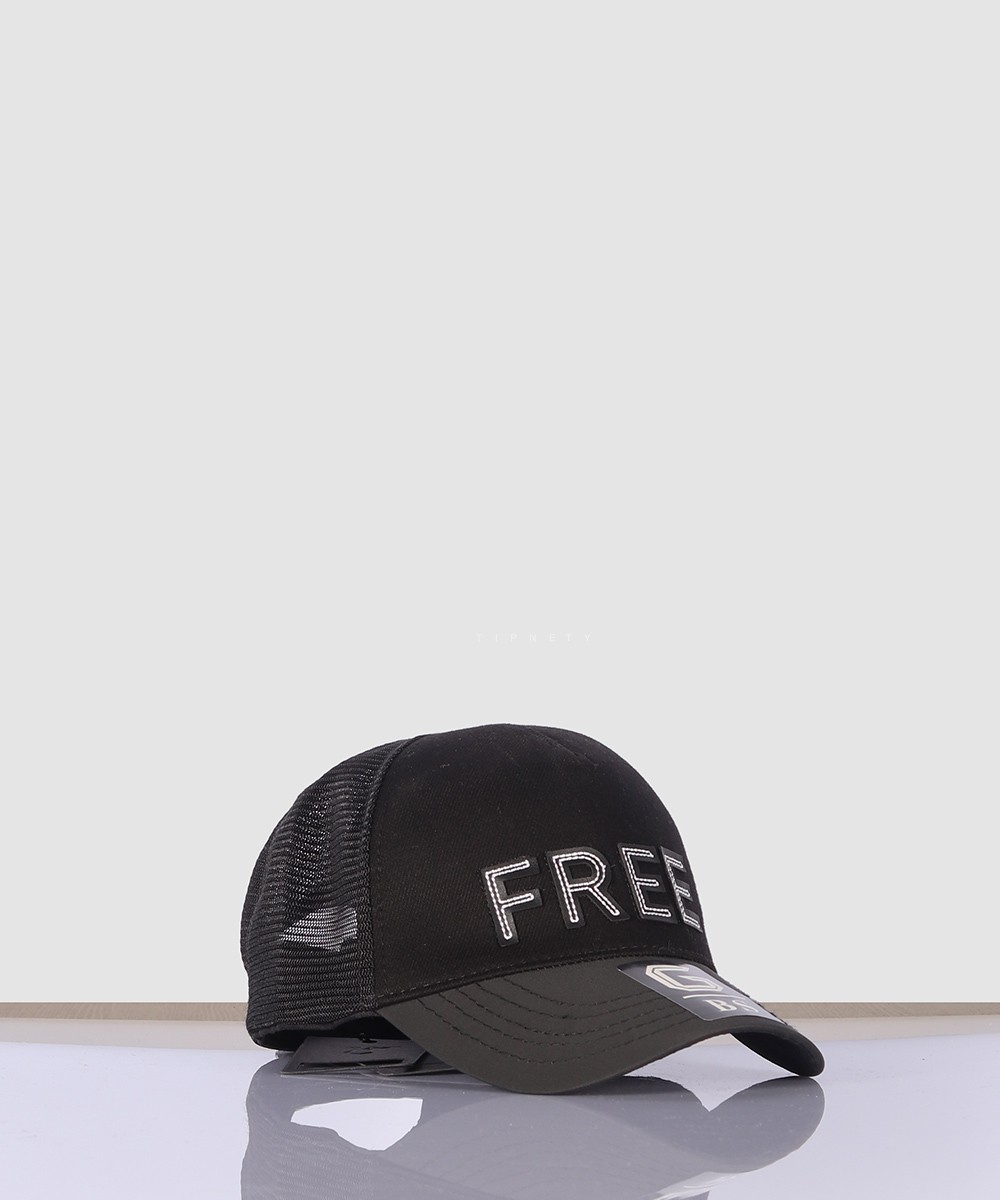 کلاه کپ مشکی FREE پشت توری 6111