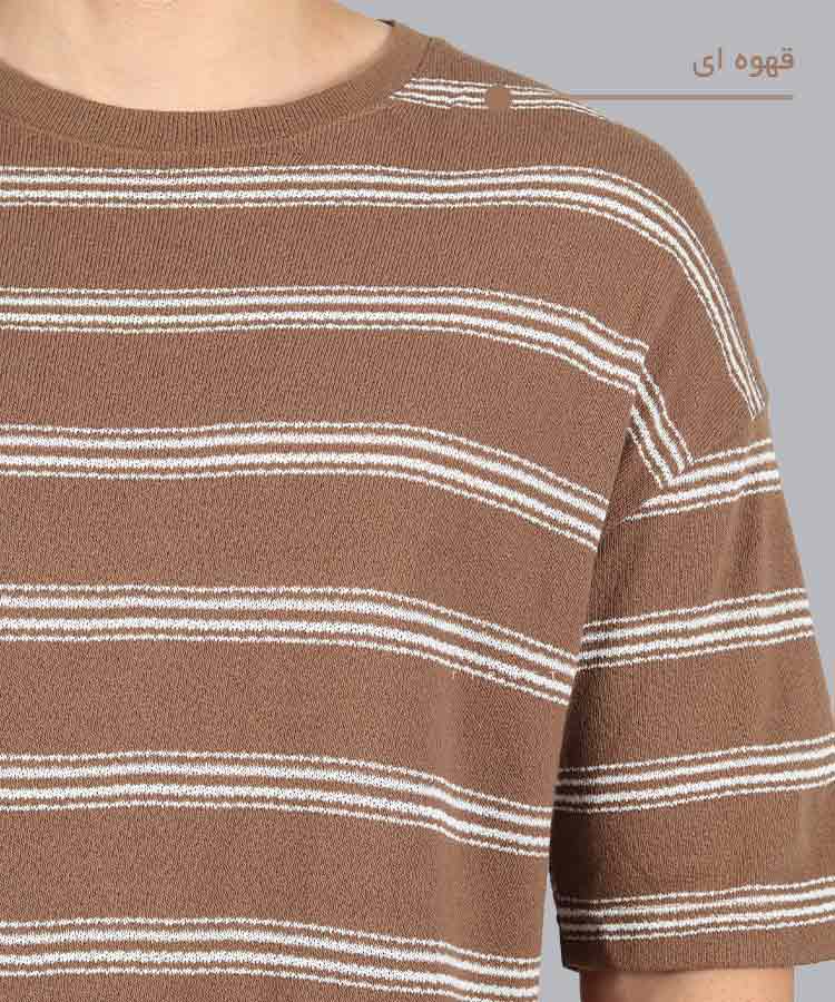                                                                                                                                                                 سفید قهوه ای مشکی شیری تیشرت لش 2115  - تصویر 8