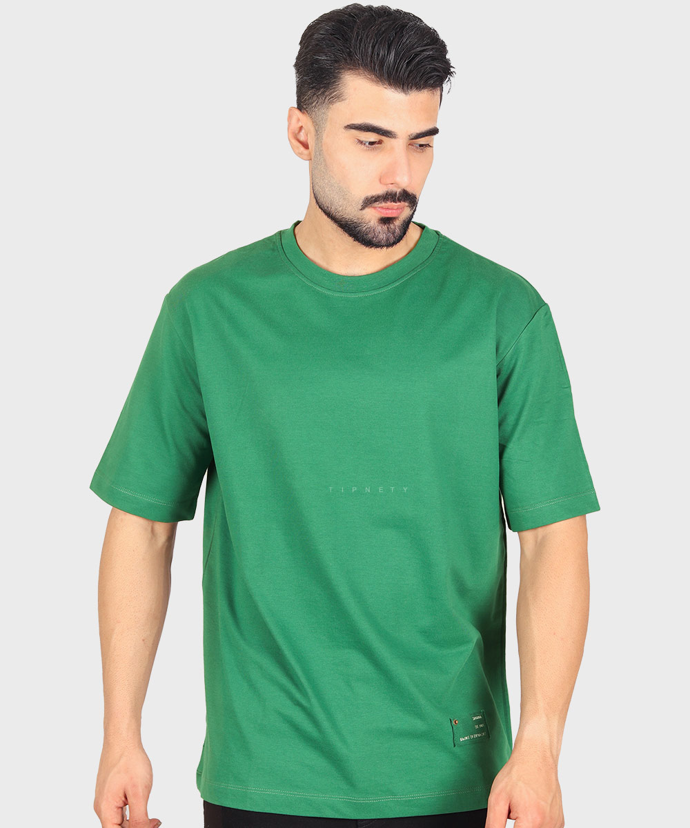 تیشرت لش سبز و ساده 8146