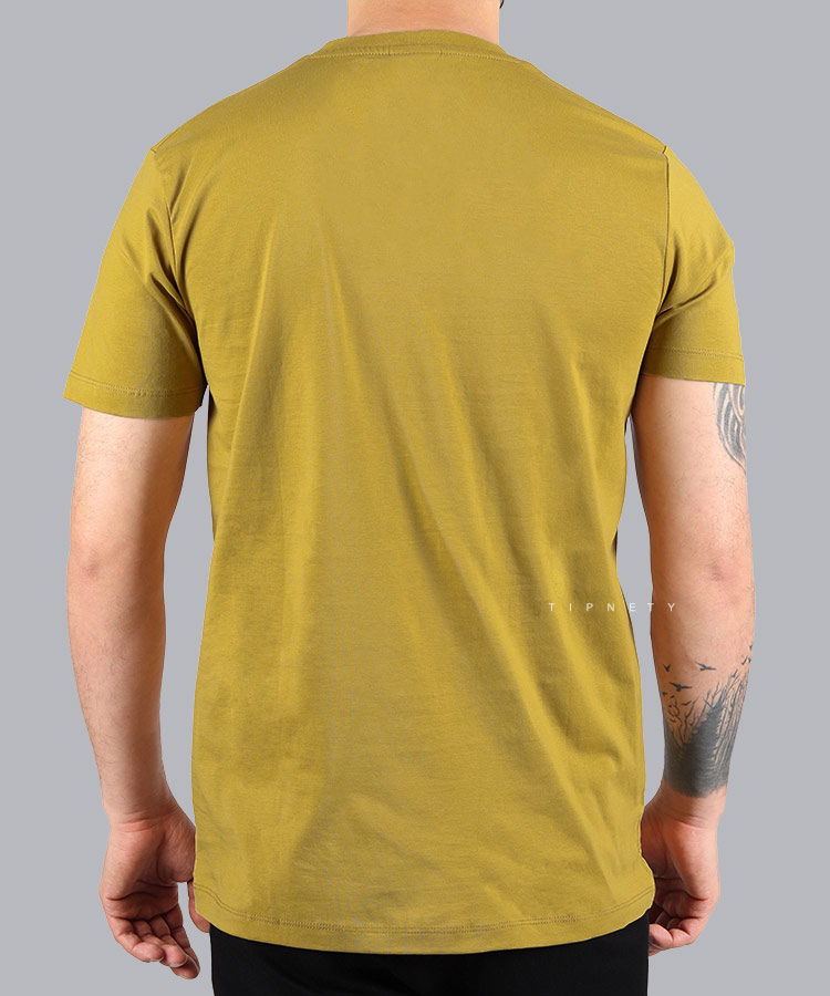                 خردلی تیشرت بیسیک 9153  - تصویر 3