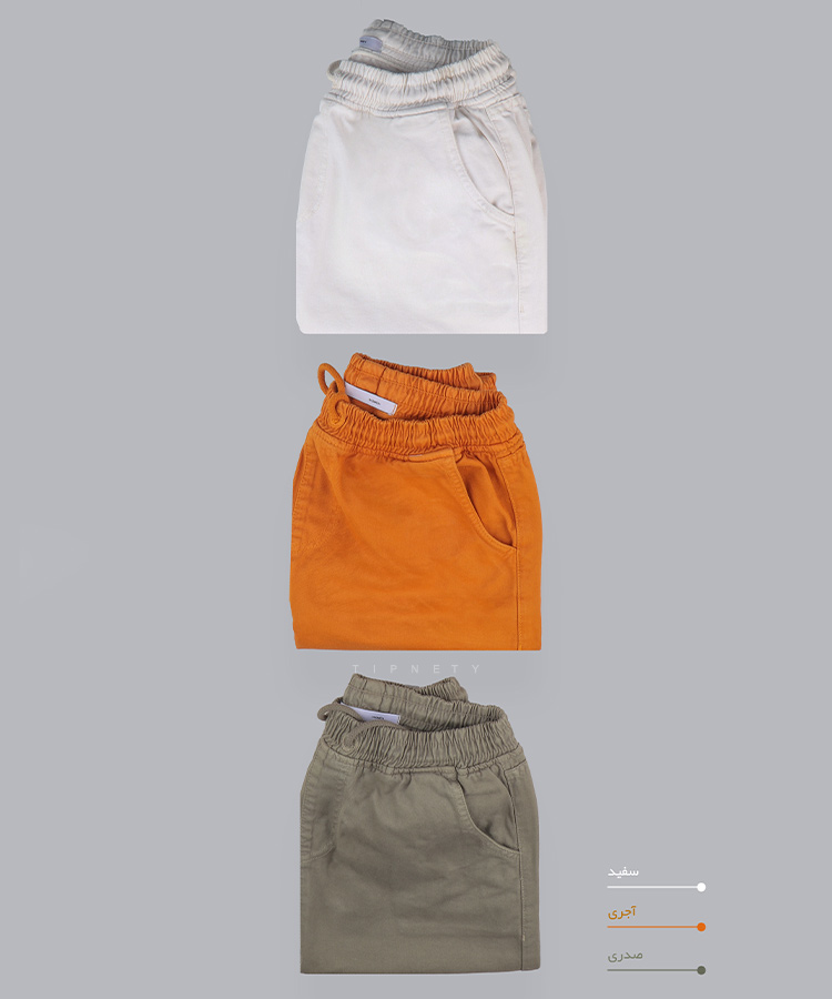                                                                                                                                                                                                                                                                                                                     مشکی آبی روشن نوک مدادی بنفش یاسی سبز تند سورمه ای لجنی سفید آجری صدری خردلی شتری شلوار جاگر 0363  - تصویر 6