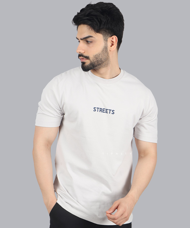 تیشرت طرح دار مردانه استریت 1420