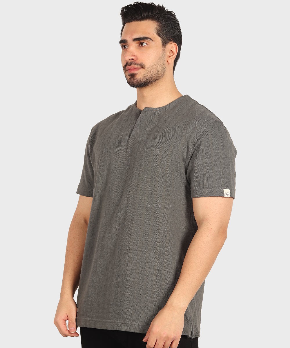             شیری مشکی خاکی سبز دودی تیشرت لش 4207  - تصویر 10