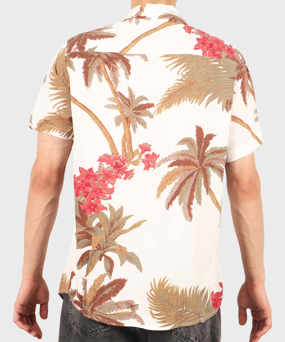 پیراهن مردانه هاوایی آستین کوتاه 2048