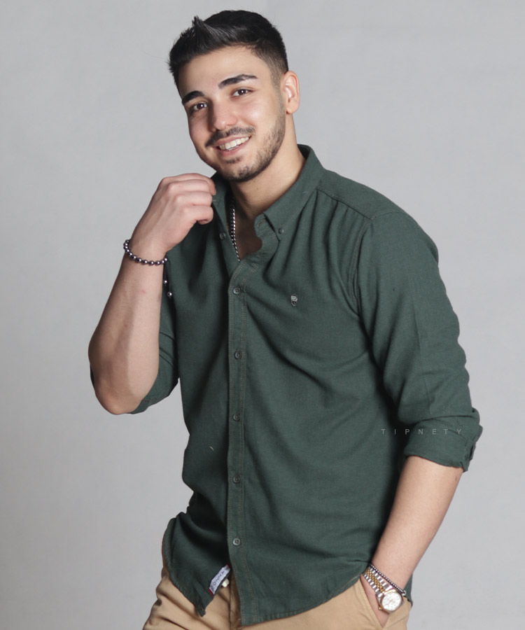                                                                                                                                                                                                                                                                                                 سورمه ای زرشکی کرم نفتی طوسی روشن طوسی تیره ذغالی یشمی پاییزه پیراهن 0784  - تصویر 10