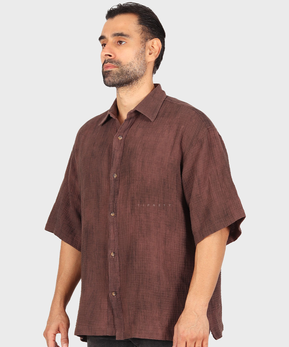                                     کرم خاکی آبی روشن سورمه ای قهوه ای مشکی لجنی پیراهن لش 2683  - تصویر 24