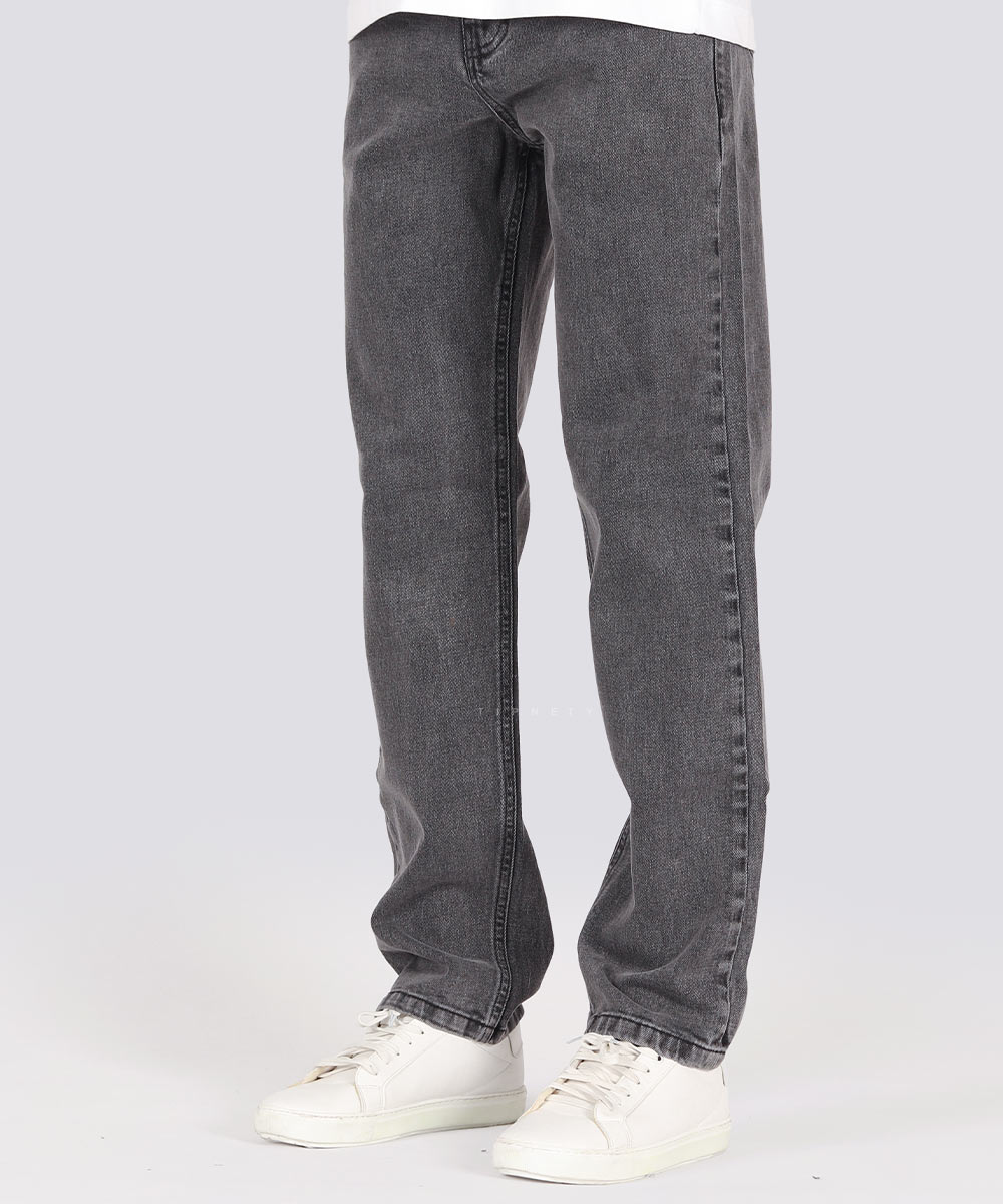         طوسی تیره شلوار جین رگولار 2910  - تصویر 4