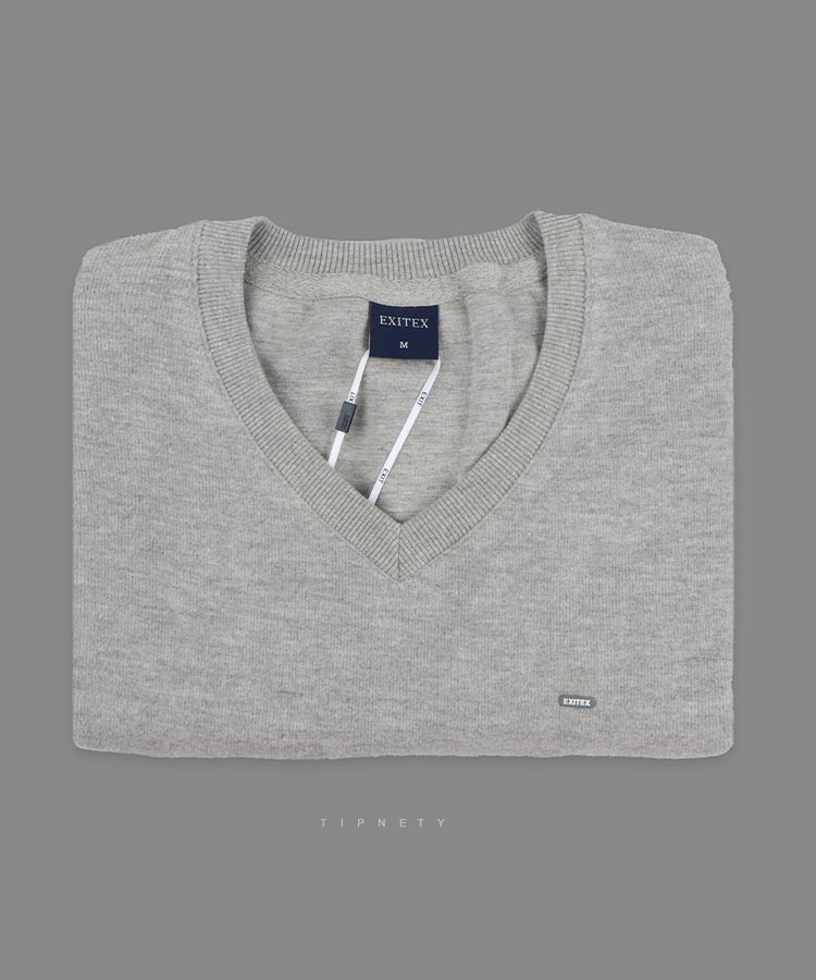                                                                         ملانژ مشکی سورمه ای پاییزه پلیور 1640  - تصویر 4