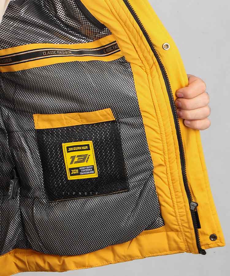                                                                         سورمه ای سبز زرد زمستانه کاپشن 3011  - تصویر 3