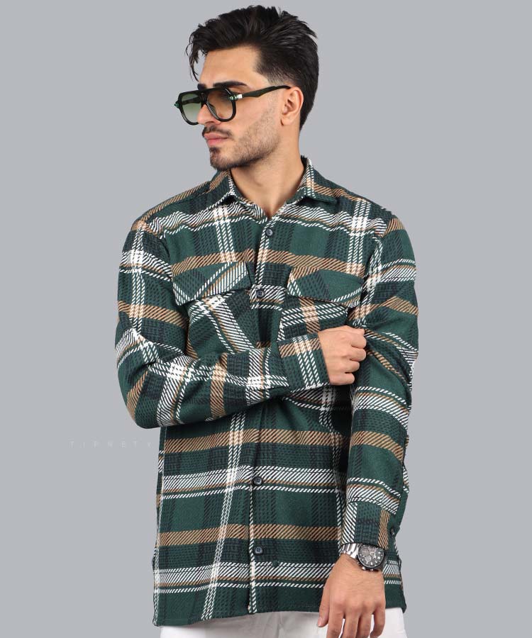 پیراهن مردانه پشمی و چهارخانه پاییزه 0713