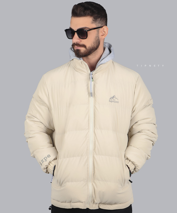 کاپشن مردانه KZXN مدل پف دار 0161