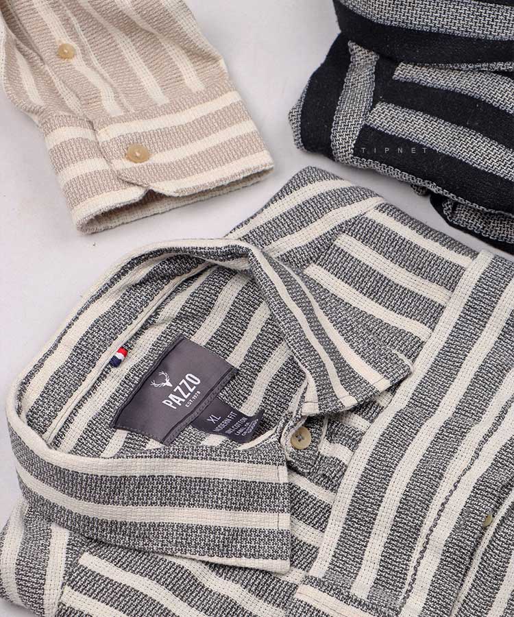                                                                                         کرم دودی مشکی پیراهن لش 0826  - تصویر 6