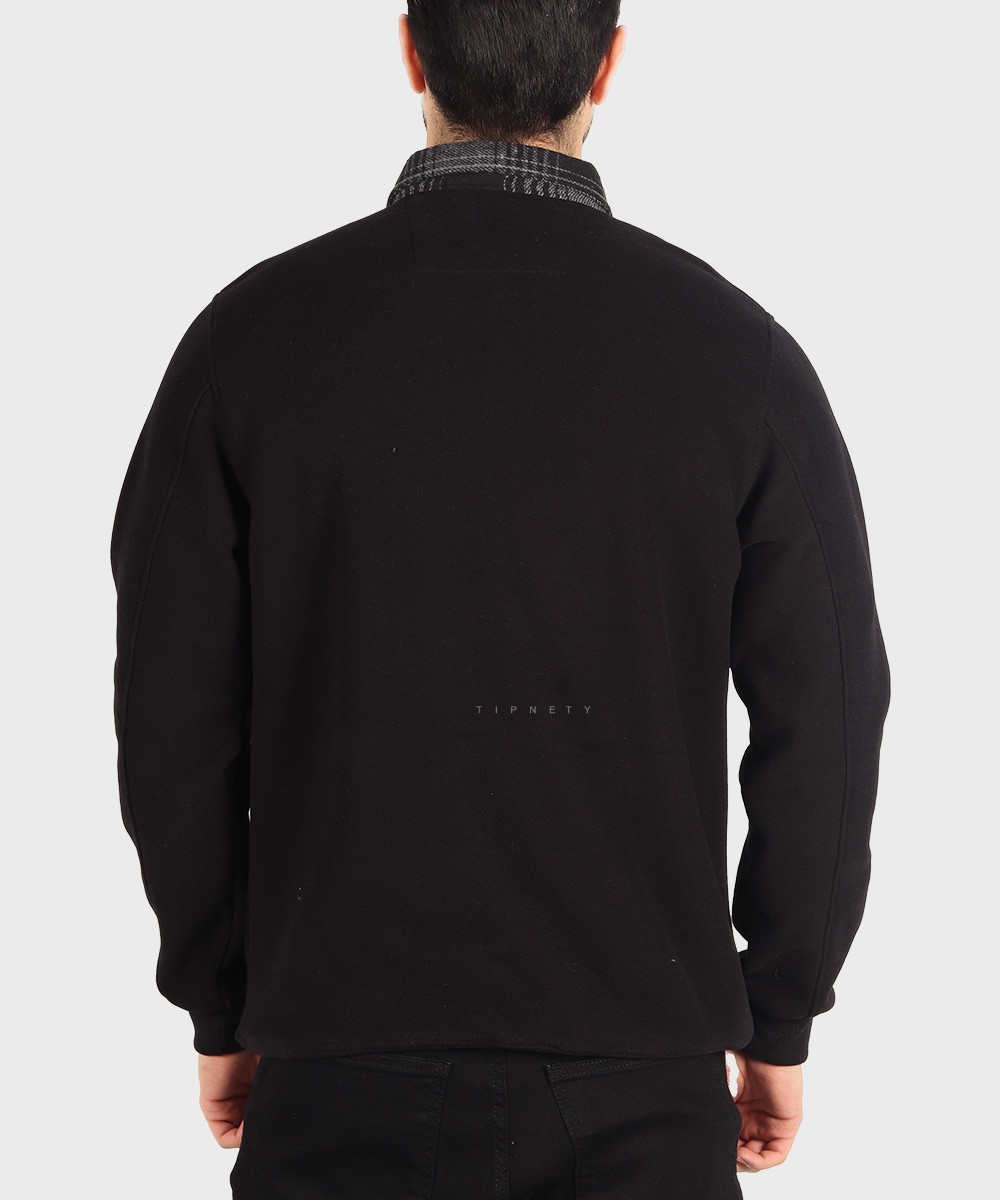         مشکی ملانژ سورمه ای پاییزه پلیور 2079  - تصویر 10