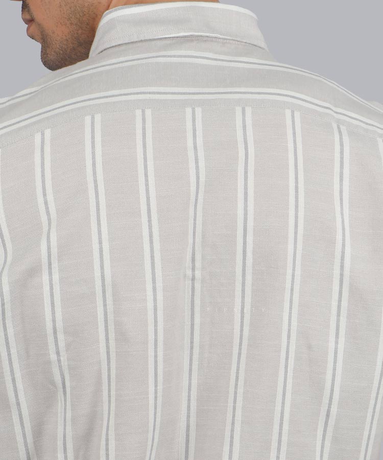                                         طوسی پیراهن آستین بلند فیت 8831  - تصویر 5