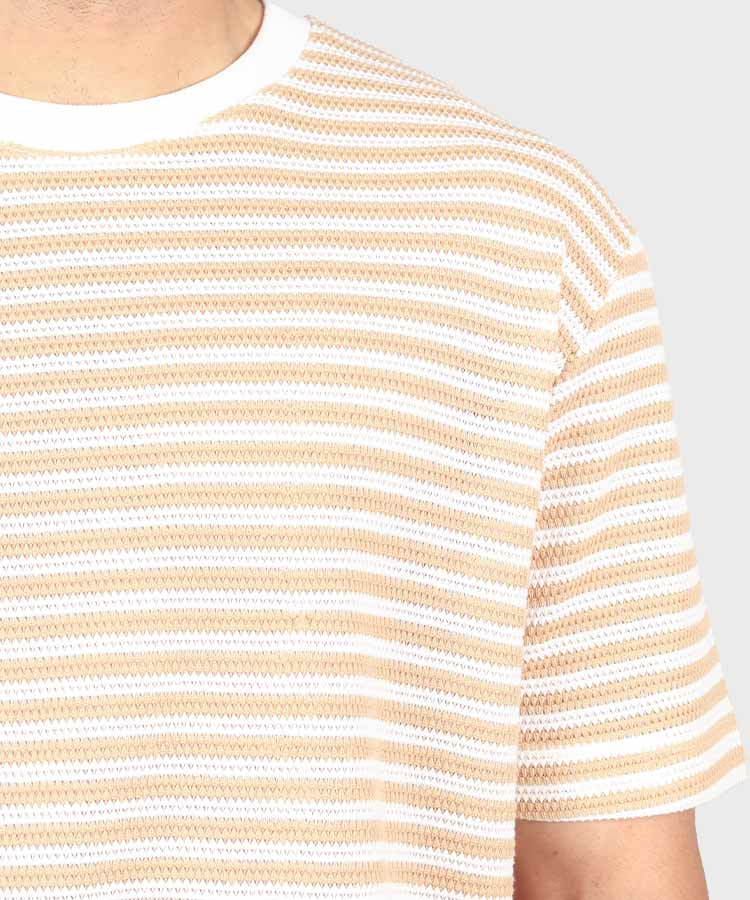             طوسی کرم مشکی تیشرت لش 1667  - تصویر 4