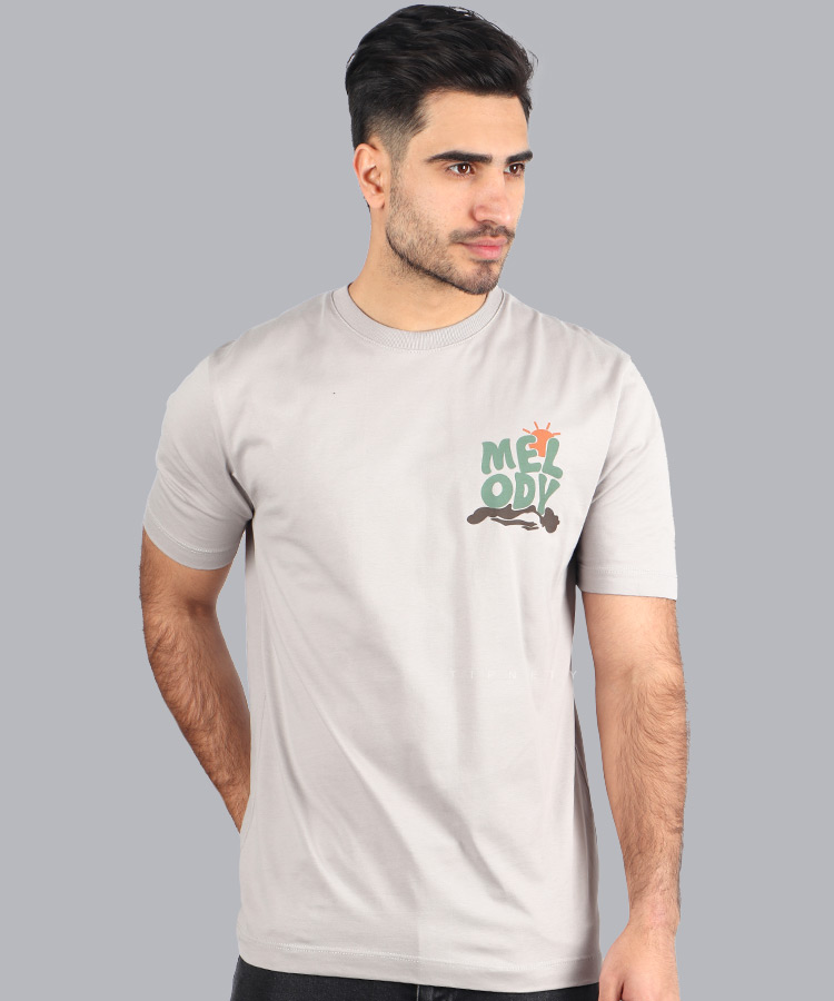 تیشرت طرح دار مردانه ملودی 1329
