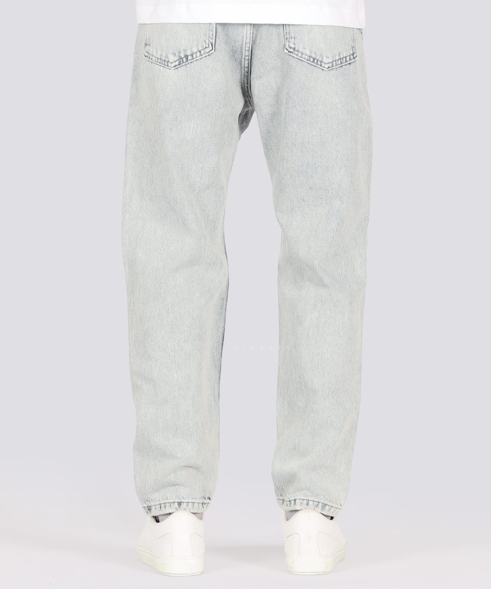     آبی یخی شلوار جین مام فیت 2515  - تصویر 3