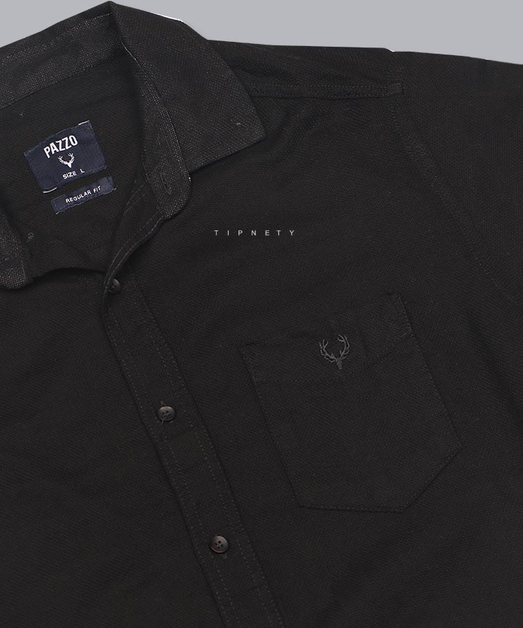 پیراهن آستین کوتاه مردانه کنفی 4408