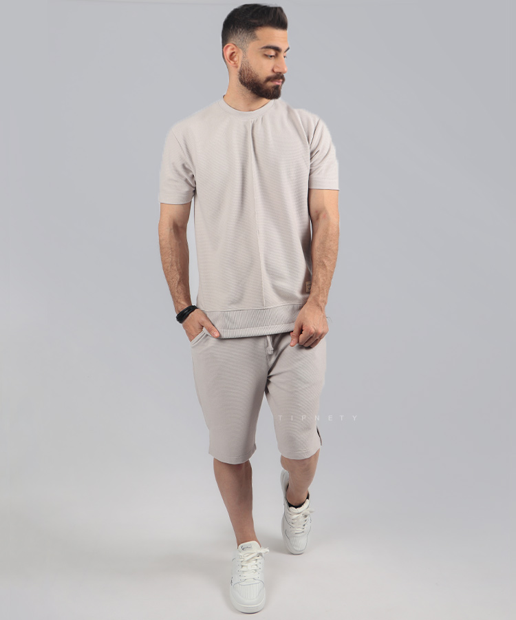 ست مردانه تیشرت و شلوارک 1286 ست مردانه تیشرت و شلوارک 1286