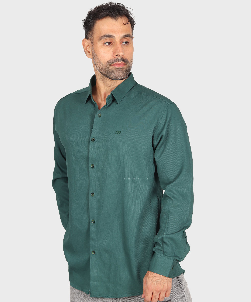                                                                   یشمی لجنی طوسی تیره نفتی خاکی مشکی سفید فیروزه ای طوسی روشن سورمه ای پیراهن آستین بلند فیت 0126  - تصویر 12