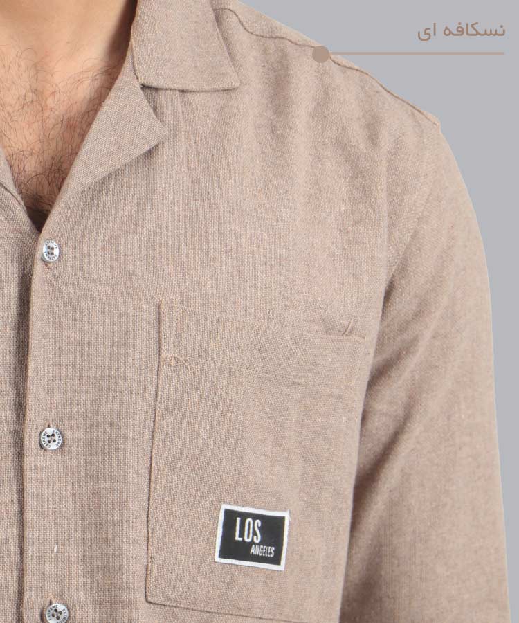                                                                                                                                                                                       نسکافه ای خردلی یشمی سفید دودی مشکی پیراهن یقه انگلیسی 0329  - تصویر 11