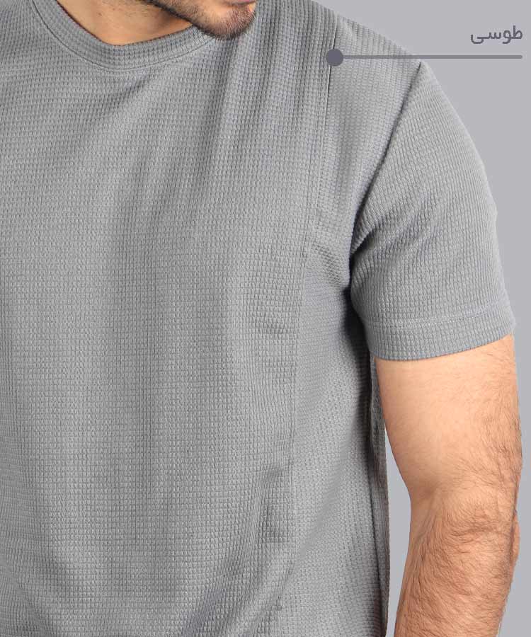                                                                                                                                                                                     صدری سفید مشکی کرم طوسی تیشرت بیسیک 1288  - تصویر 5