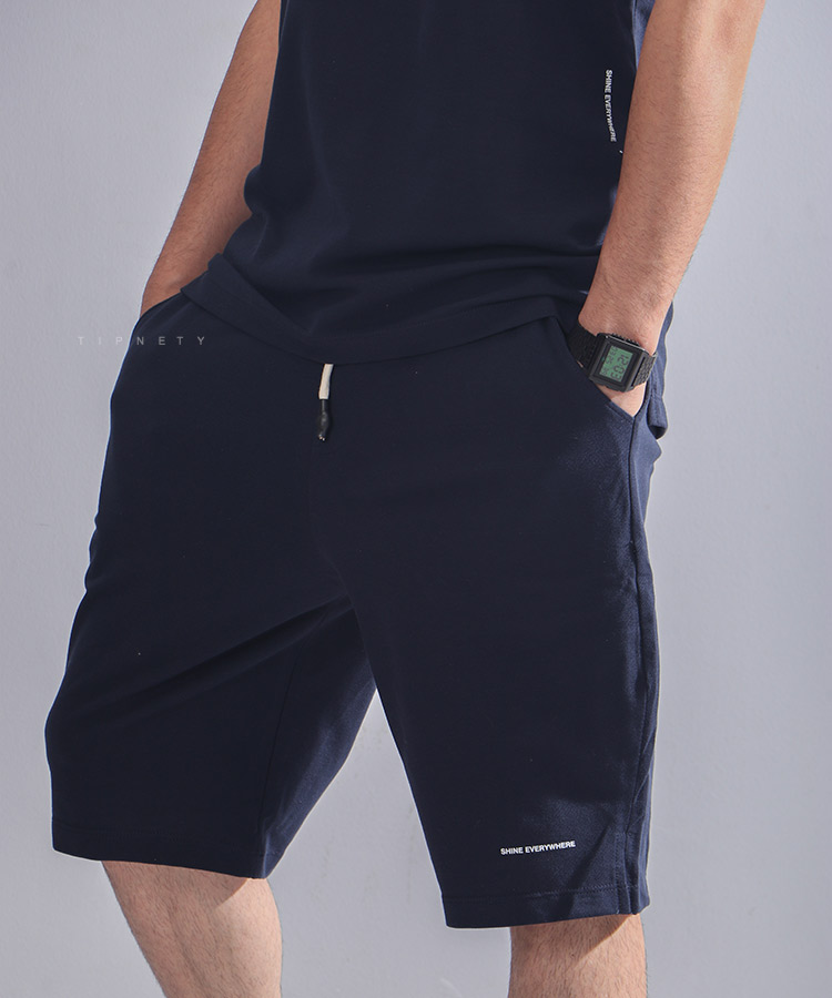                                                                         ملانژ سورمه ای سورمه ای ملانژ راحتی ست 1118  - تصویر 4