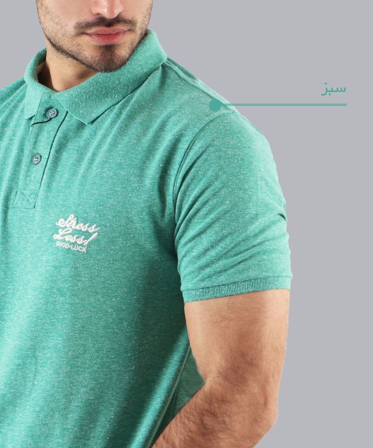                                                                                                                                                                                                                                                                                         سورمه ای لجنی نارنجی آبی فیروزه ای دودی سبز بنفش زرشکی تیشرت یقه دار 1250  - تصویر 9